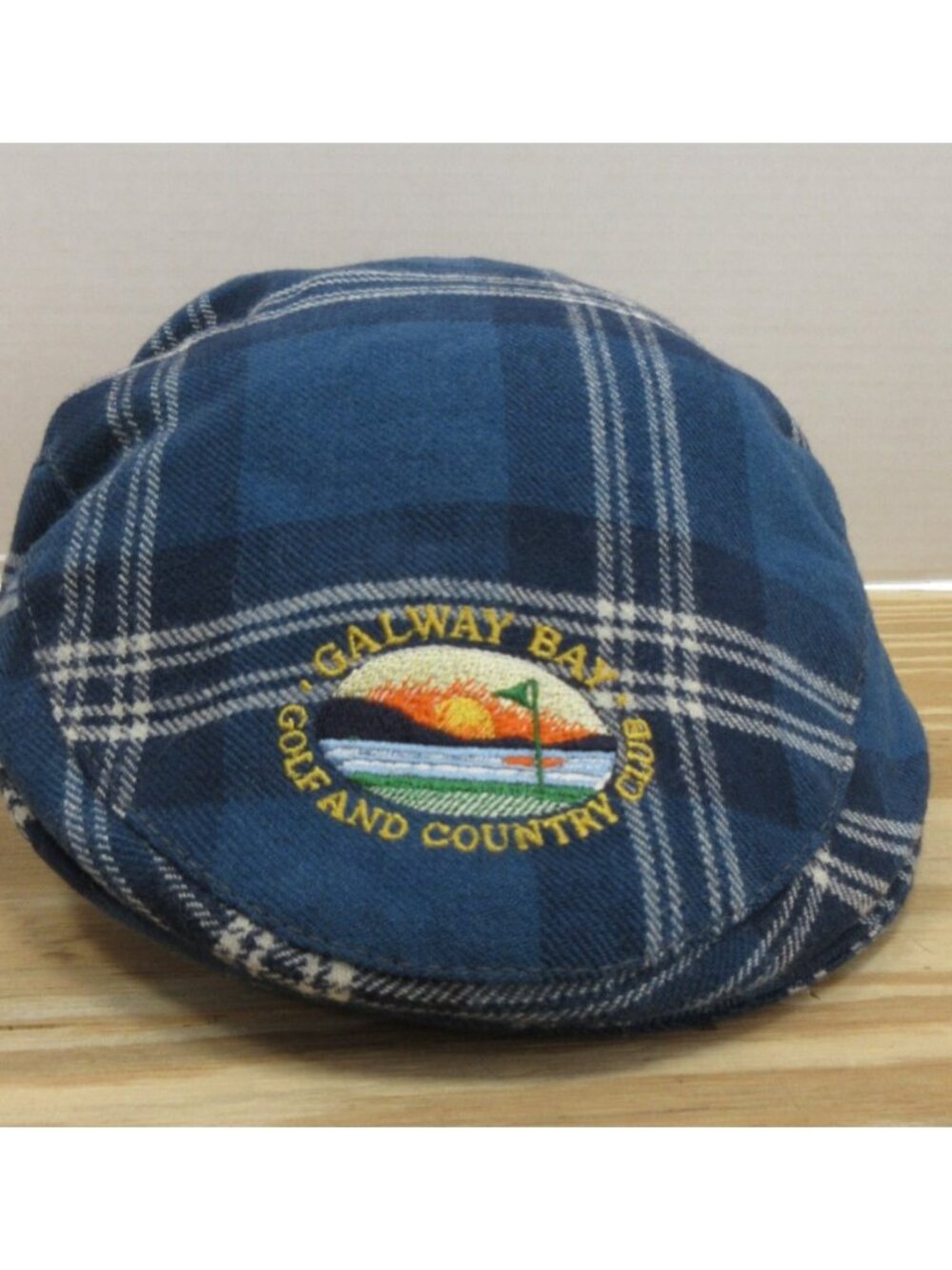 Shandon Hat Cap 7 1/8 Medium Galway Bay Golf Newsboy Tweed Wool Plaid